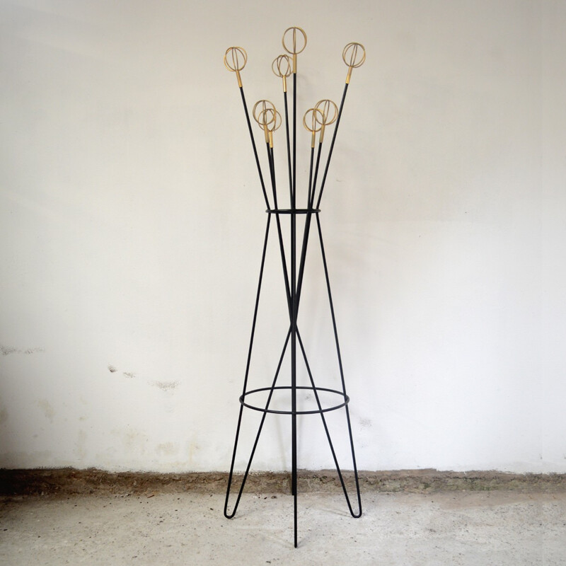 Coat-rack "Géo Astrolabe" by Roger Feraud - 1950s