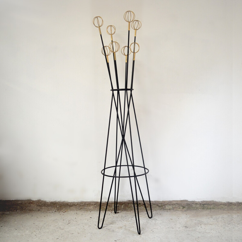 Coat-rack "Géo Astrolabe" by Roger Feraud - 1950s