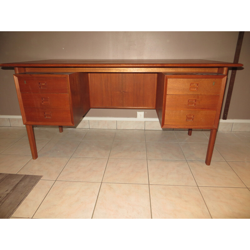 Bureau vintage en teck d'Arne Vodder pour Sibast - 1960