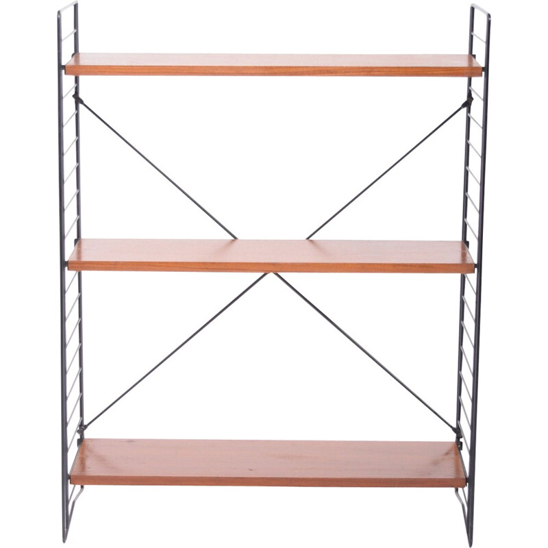 3 teak shelf unit by Dekker for Tomado H - 1950s