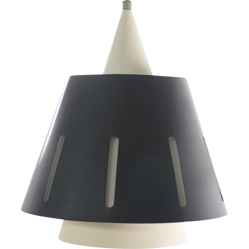 Mid century hanging lamp n°10 Zonneserie by Busquet for Hala Zeist - 1950s