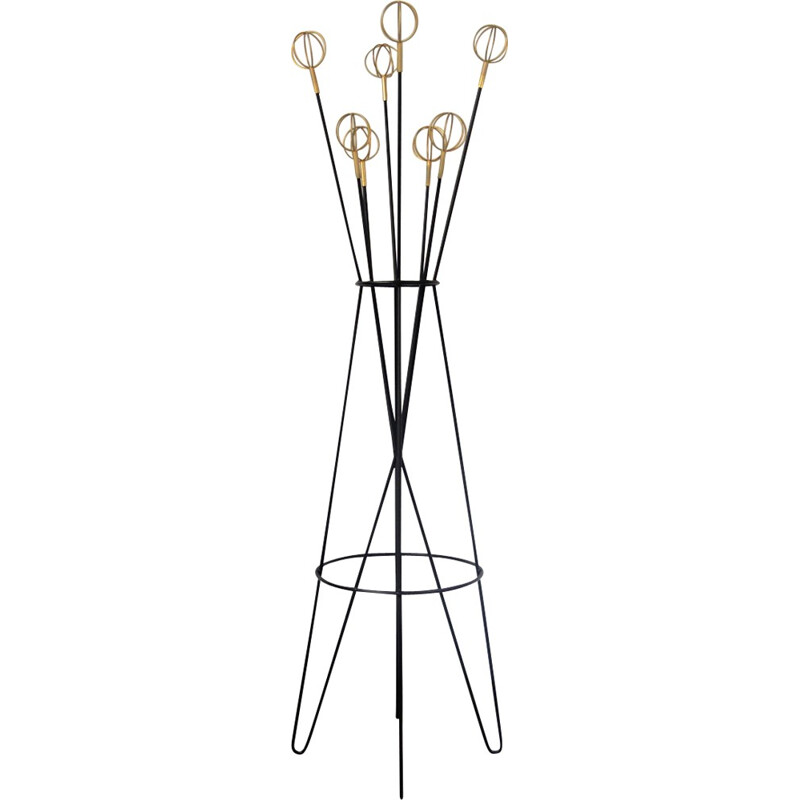 Coat-rack "Géo Astrolabe" by Roger Feraud - 1950s