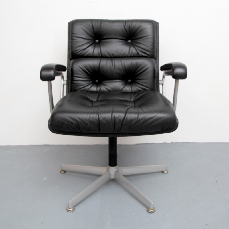 Swivel office armchair for Girsberger - 1960s 