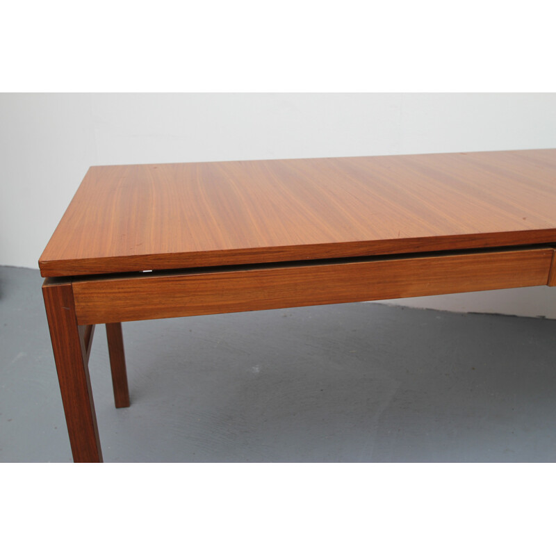 Coffee table walnut with move-out plates - 1960s