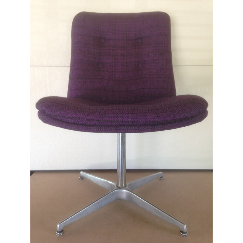 Suit of 6 mauve chairs, Geoffrey HARCOURT - 1970s