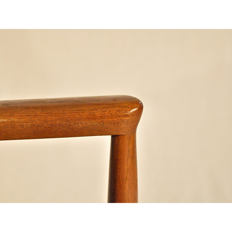 Finn Juhl Model 209 Diplomat Chair in Teak and Black Leather by Cado - 1960s