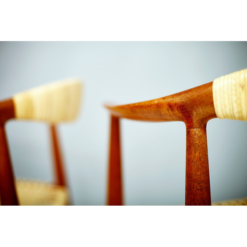 Pair of JH-501 armchairs by Hans Wegner for Johannes Hansen - 1940s