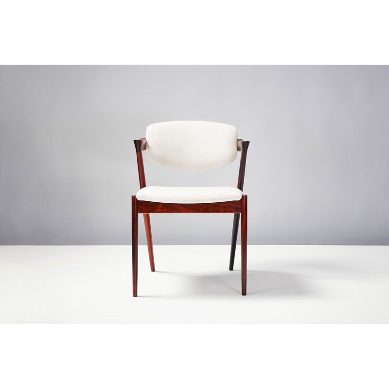 Set of 6 chairs Model 42  by Kai Kristiansen - 1950