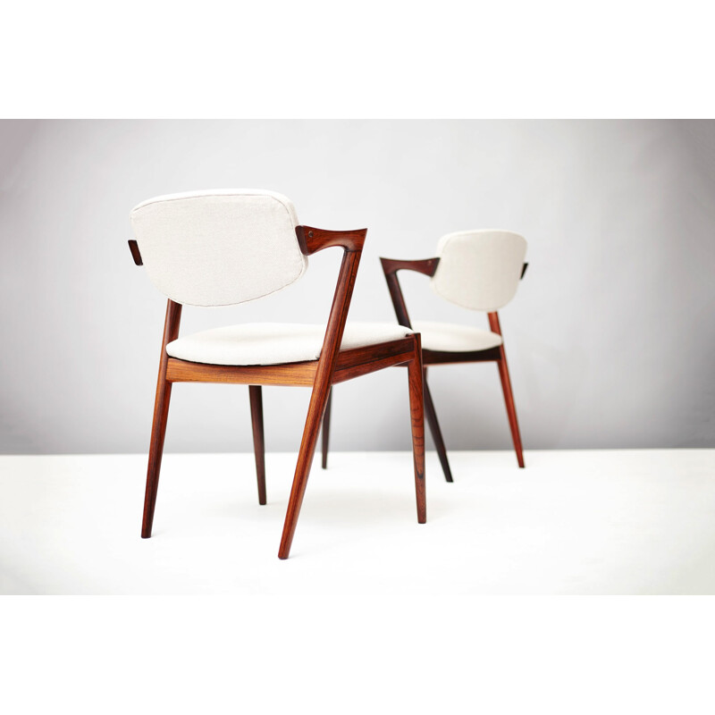 Set of 6 chairs Model 42  by Kai Kristiansen - 1950