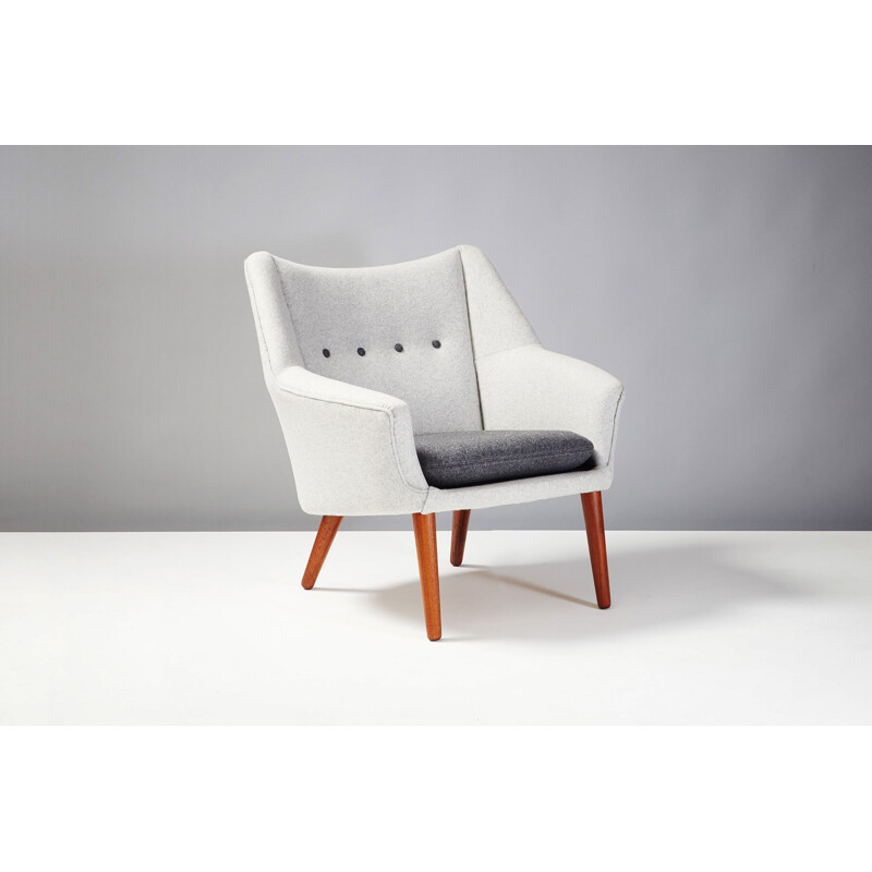 Mid century grey armchair by Kurt Ostervig - 1950s