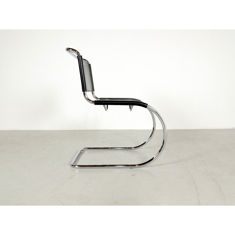 Set of 4 MR10 chairs by Mies Van Der Rohe for Thonet - 1970s