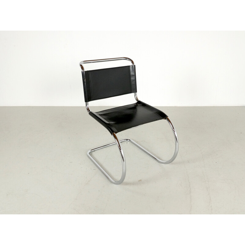 Set of 4 MR10 chairs by Mies Van Der Rohe for Thonet - 1970s