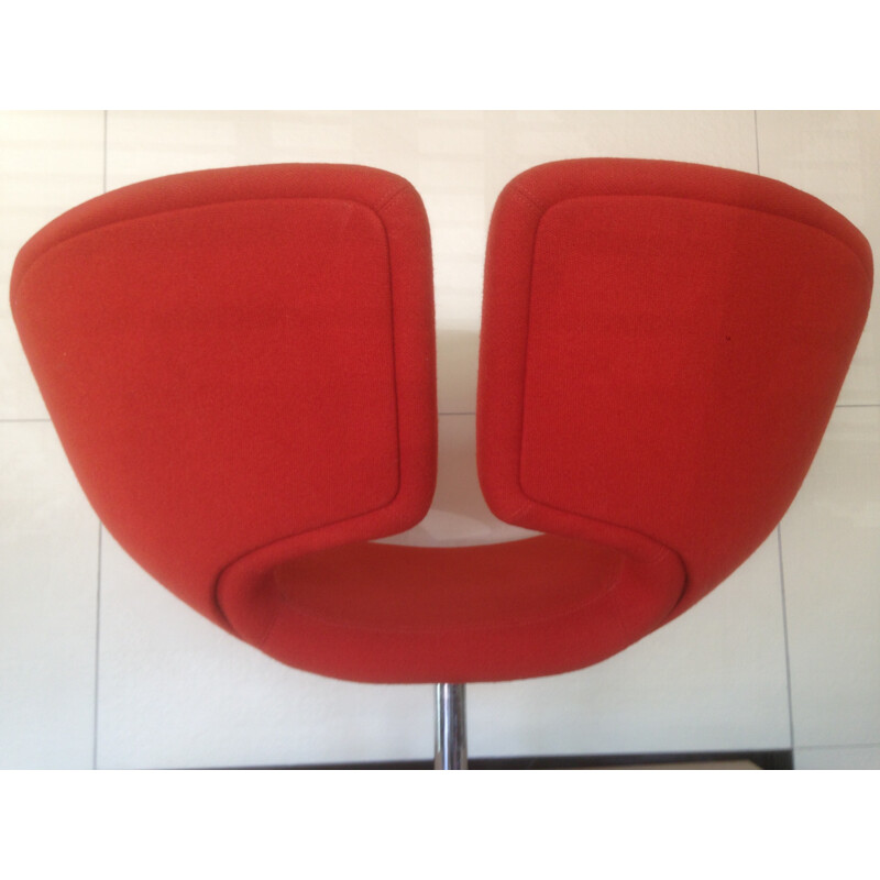 Red "Apollo" armchair, Patrick NORGUET - 2000s