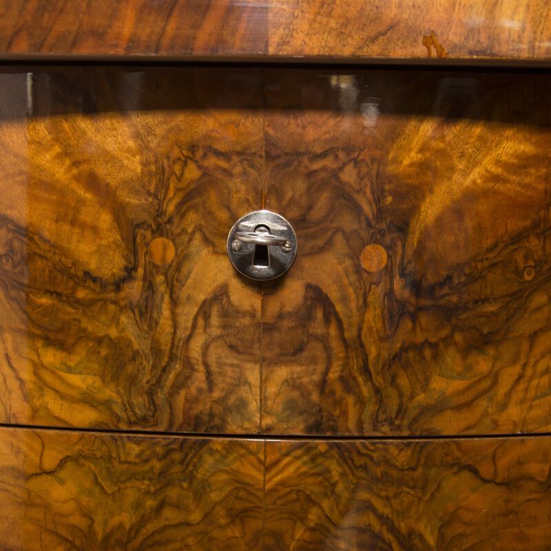 Bureau vintage en bois de Jindrich Halabala pour UP Zavody Brno - 1930