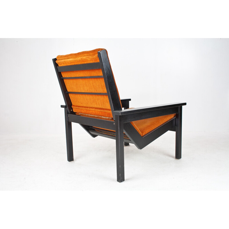 Mid-century orange lounge chair by Rob Parry for Gelderland - 1960s