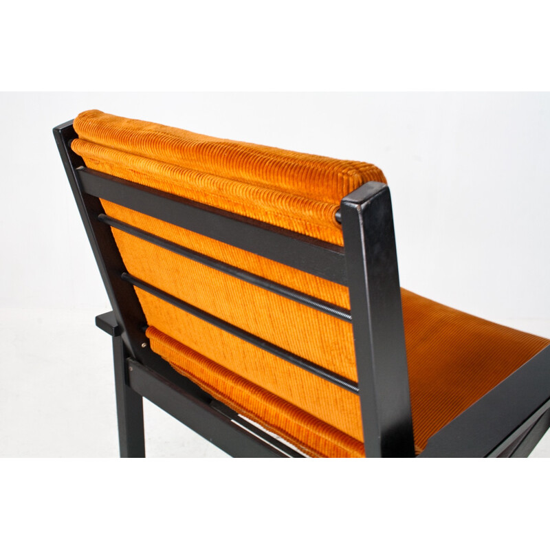 Mid-century orange lounge chair by Rob Parry for Gelderland - 1960s