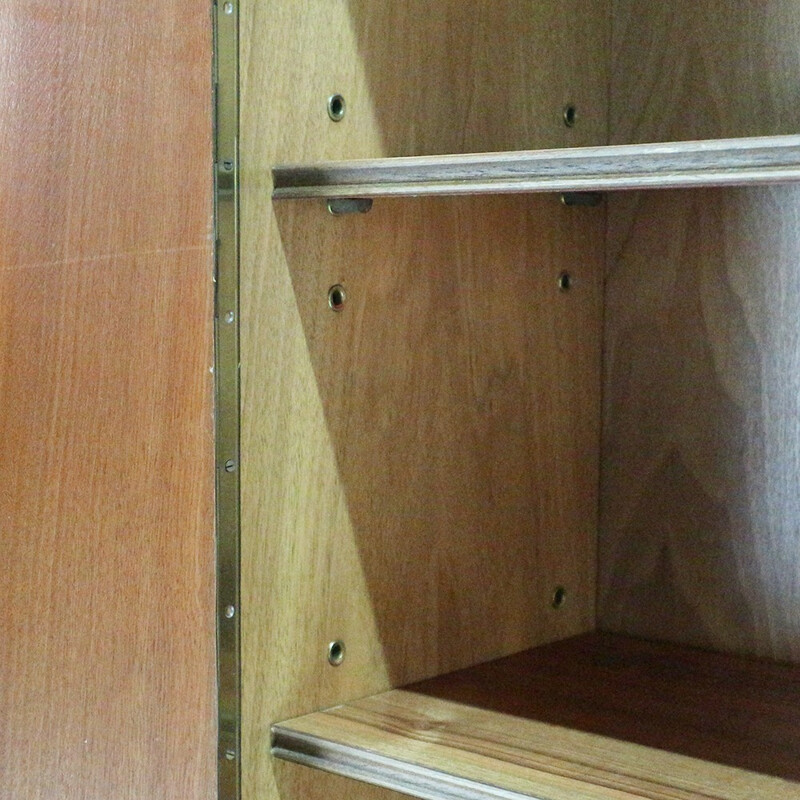 Cabinet in walnut produced by DWM Deutsche Werkmöbel - 1960s