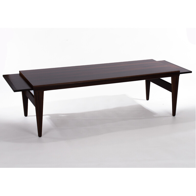 Coffee table in rosewood by Kai Kristiansen for Aksel Kjersgaard - 1960s