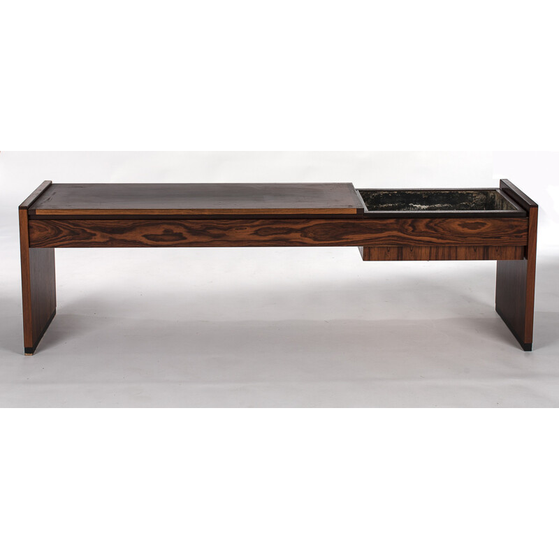 Table basse en bois produite par Mellemstrands - 1970