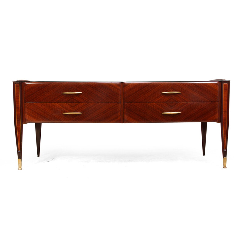 Mid Century rosewood chest of drawers - 1950s