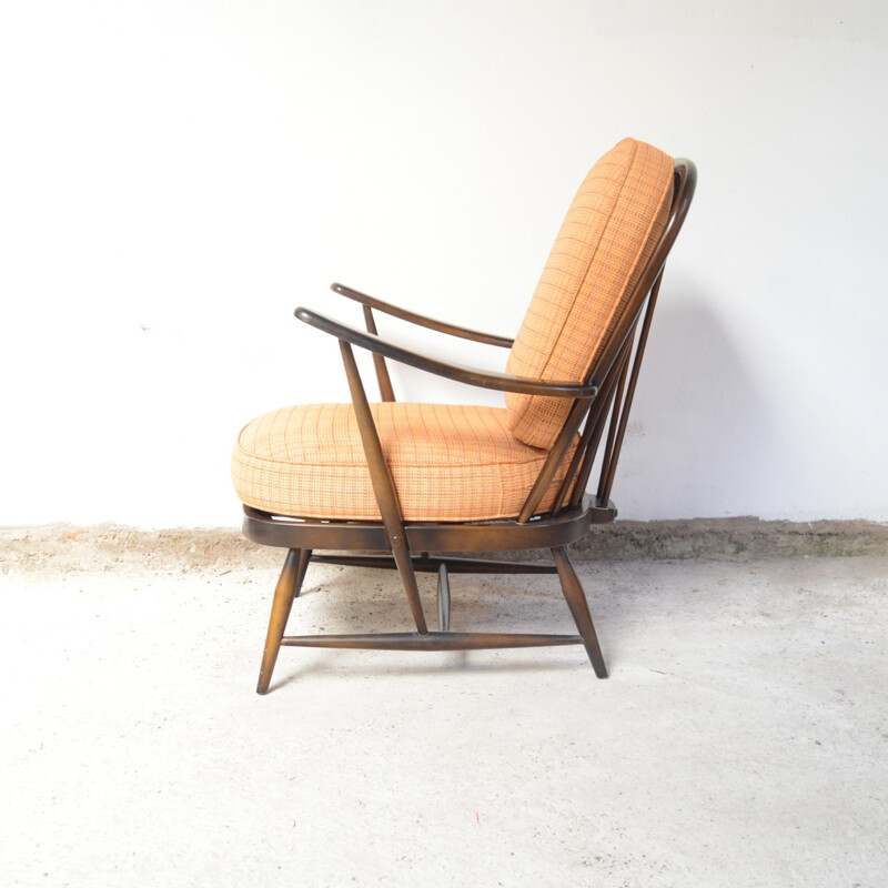 Mid-century armchair in elmwood by Lucian Ercolani - 1960s