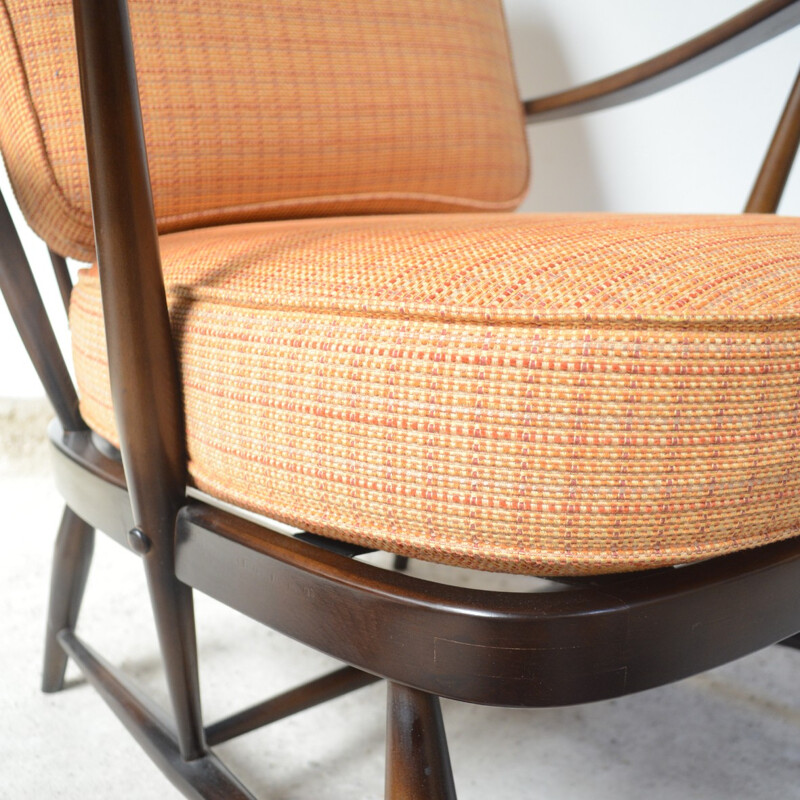 Mid-century armchair in elmwood by Lucian Ercolani - 1960s