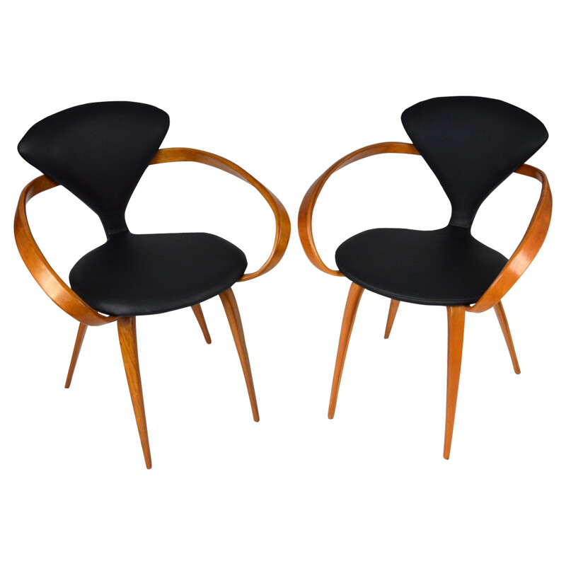 Pair of "Cherner" armchairs, Norman CHERNER - 1970s