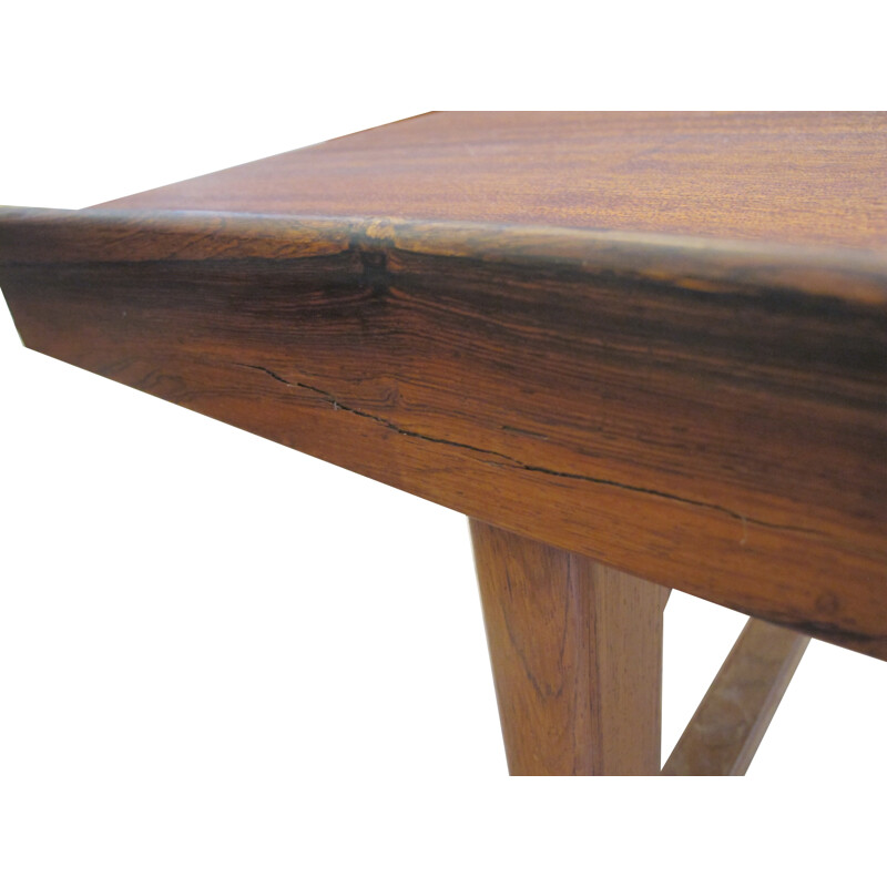 Mid century Krobo rosewood bench by Torbjørn Afdal - 1960s