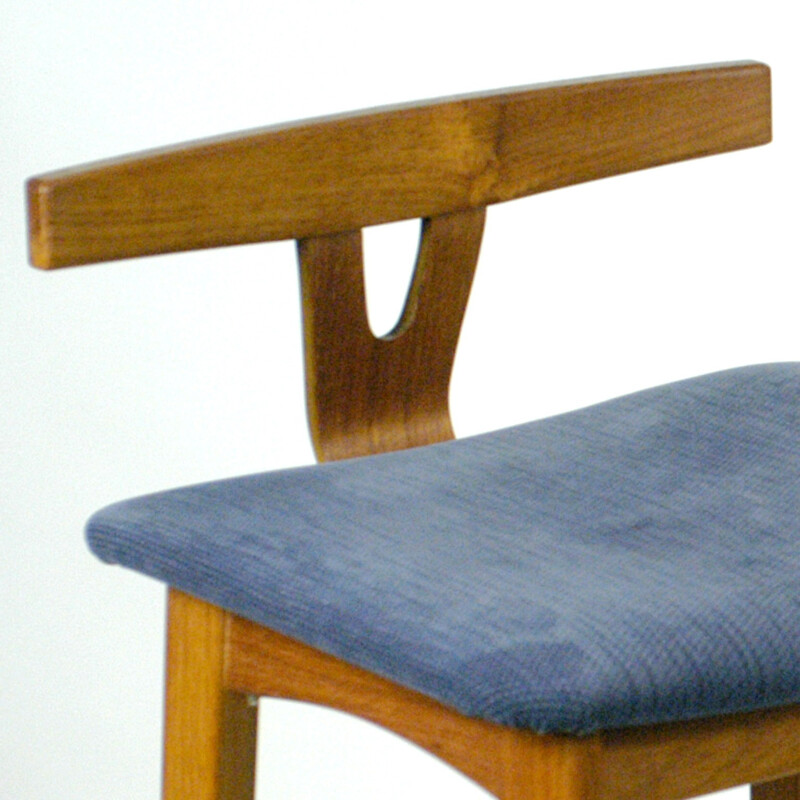 Danish teak barstools by  Knud Bent for Dyrlund - 1960s