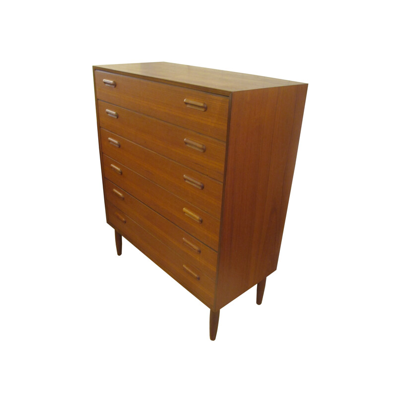 Danish teak chest of drawers - 1960s