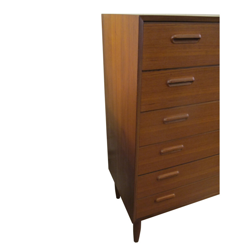 Danish teak chest of drawers - 1960s