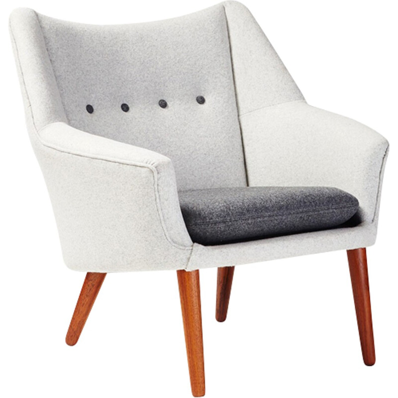 Mid century grey armchair by Kurt Ostervig - 1950s