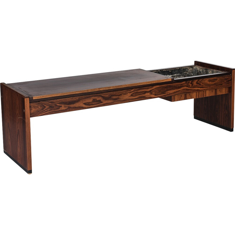 Table basse en bois produite par Mellemstrands - 1970