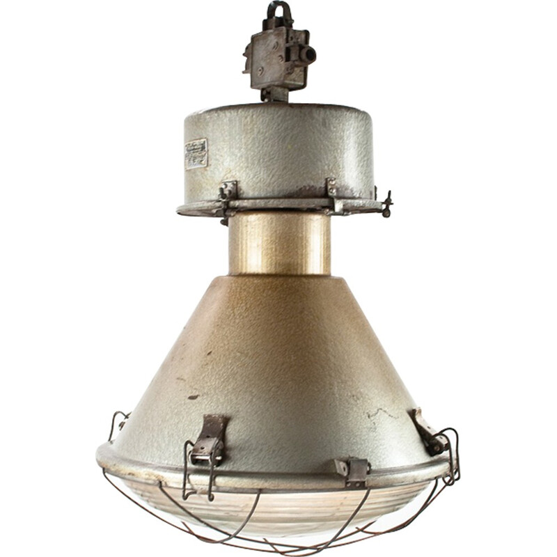 Mid-century industrial hanging lamp - 1950s