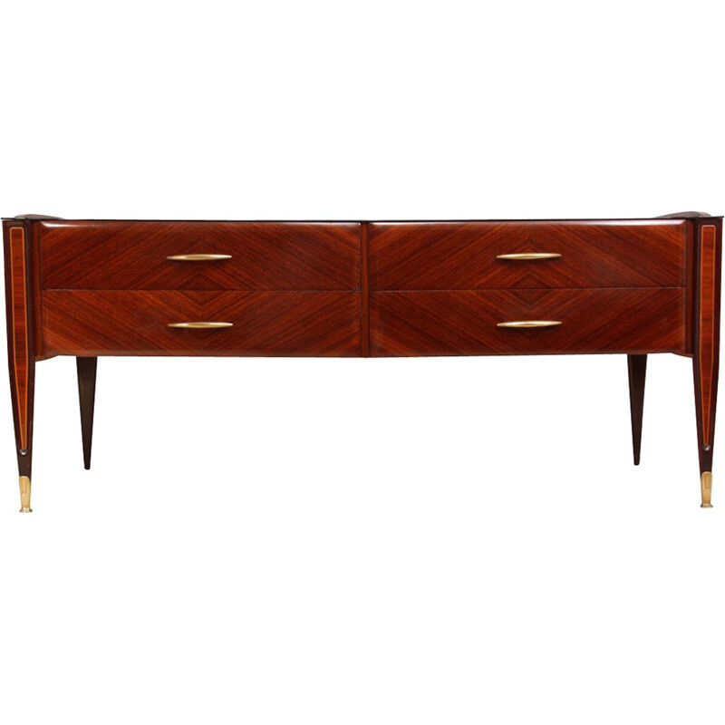 Mid Century rosewood chest of drawers - 1950s