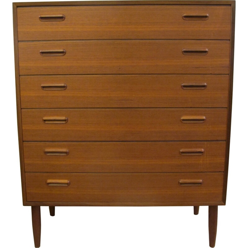 Danish teak chest of drawers - 1960s