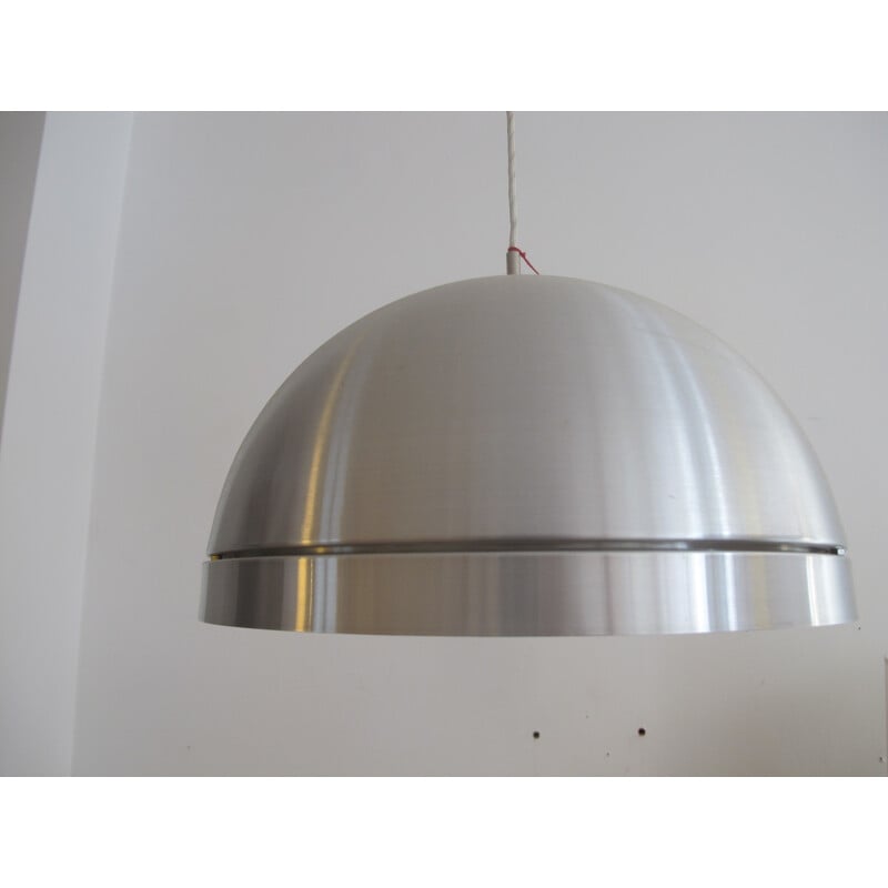 Aluminium Dome hanging lap by Sven Middelboe - 1960s