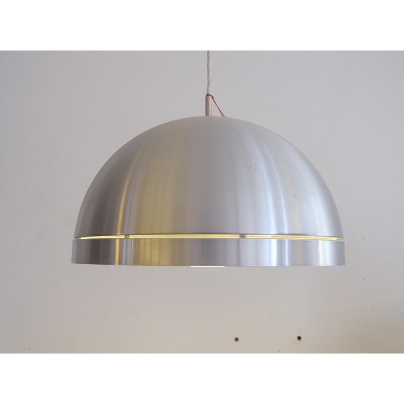 Aluminium Dome hanging lap by Sven Middelboe - 1960s