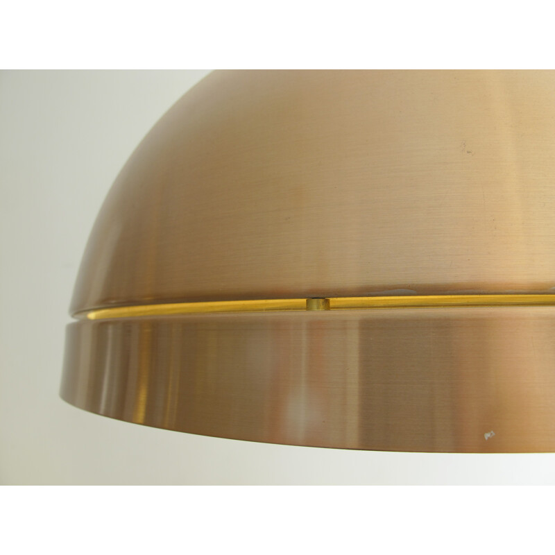 Copper hanging lamp by Svend Middelboe for Nordisk Solar - 1960s