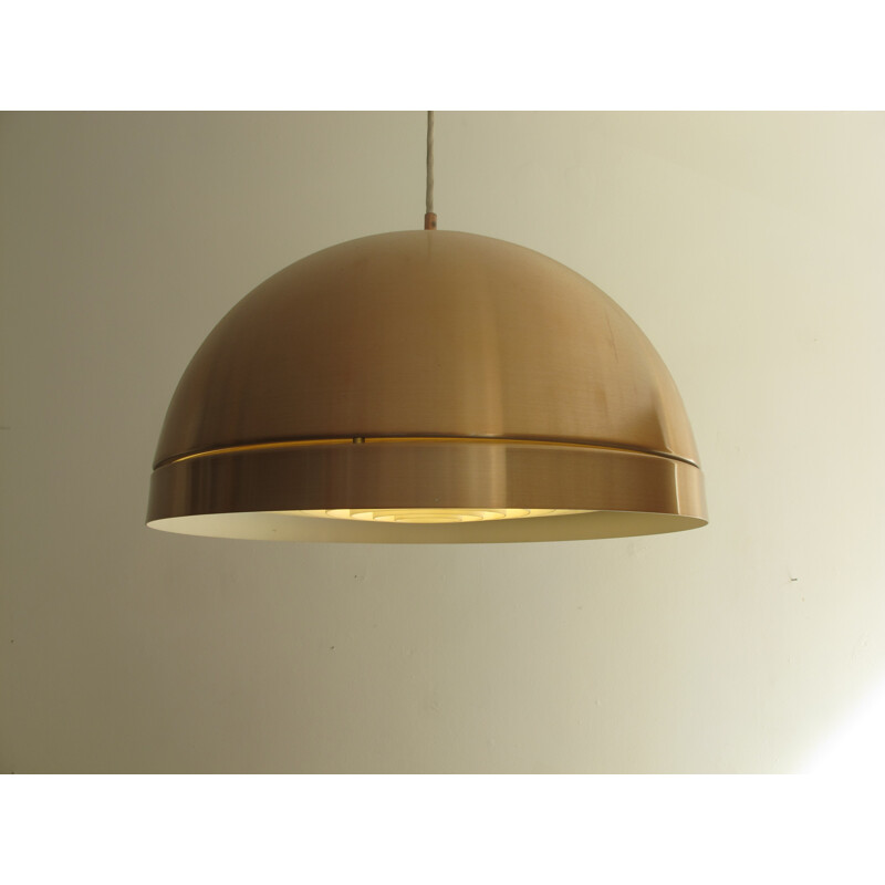 Copper hanging lamp by Svend Middelboe for Nordisk Solar - 1960s