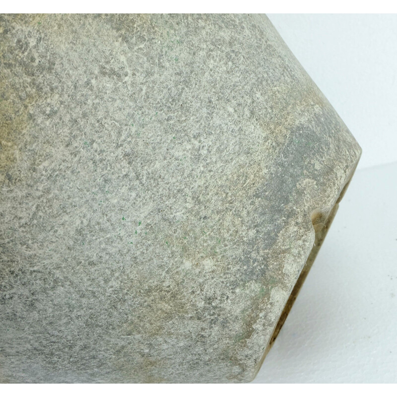 Pot en ciment gris "Eternit" de Willy Guhl - 1950