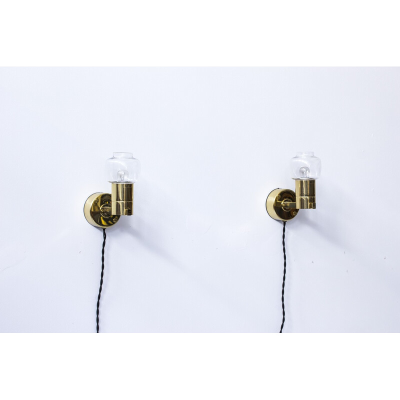 Pair of "V306" wall lamps by Hans-Agne Jakobsson - 1960s