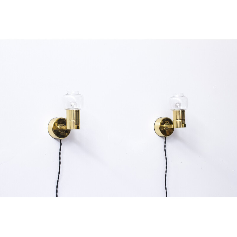 Pair of "V306" wall lamps by Hans-Agne Jakobsson - 1960s