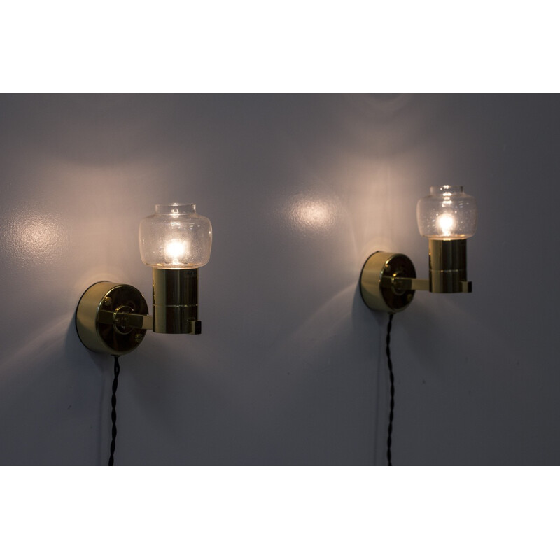 Pair of "V306" wall lamps by Hans-Agne Jakobsson - 1960s