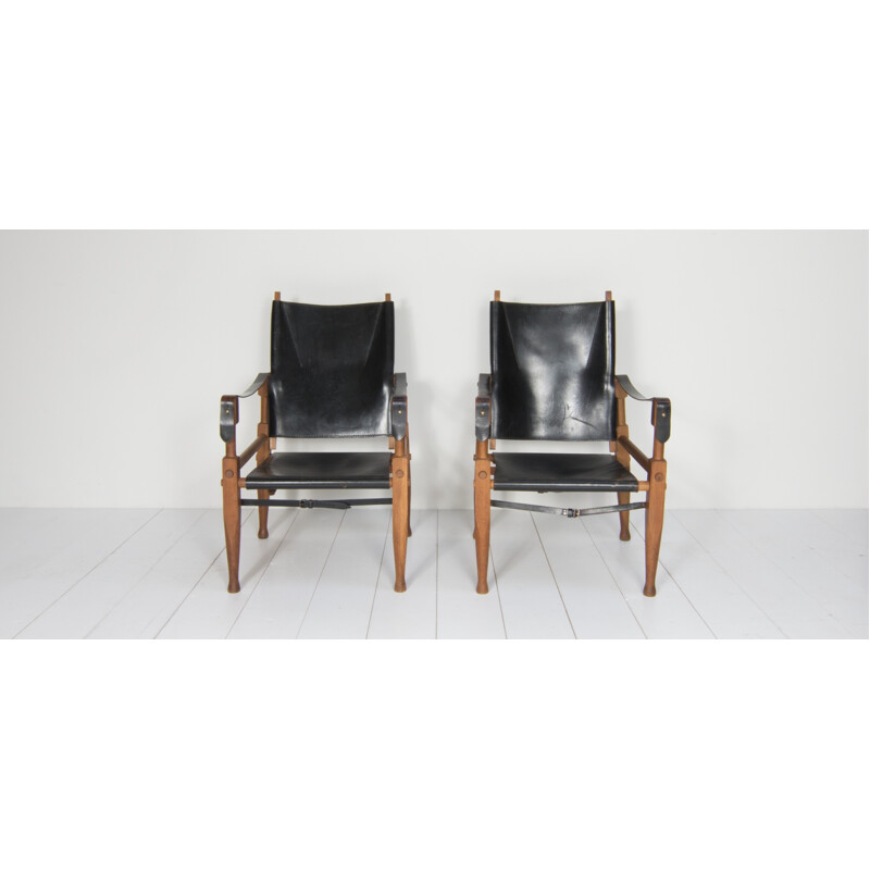 Pair of "Safari" chairs by Wilhelm Kienzle for Wohnbedarf - 1950s