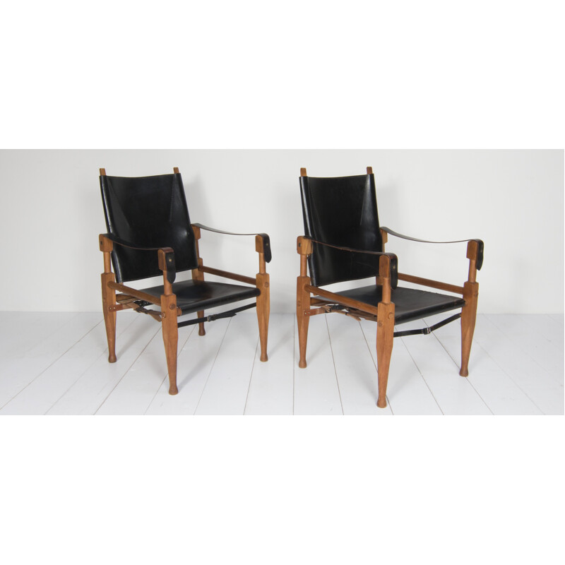 Pair of "Safari" chairs by Wilhelm Kienzle for Wohnbedarf - 1950s