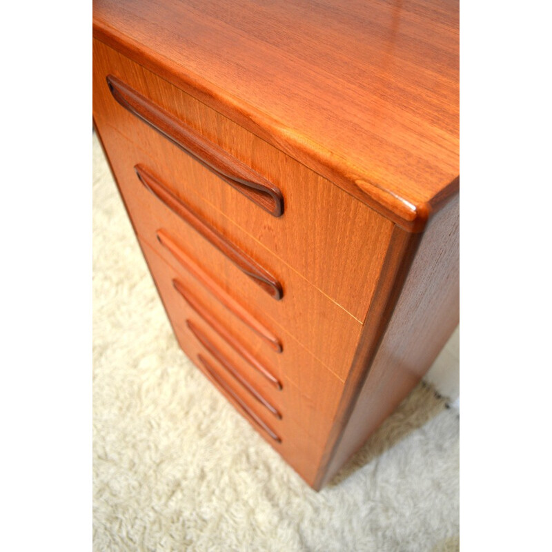 Chest in drawers in teak, Victor B. WILKINS - 1970s