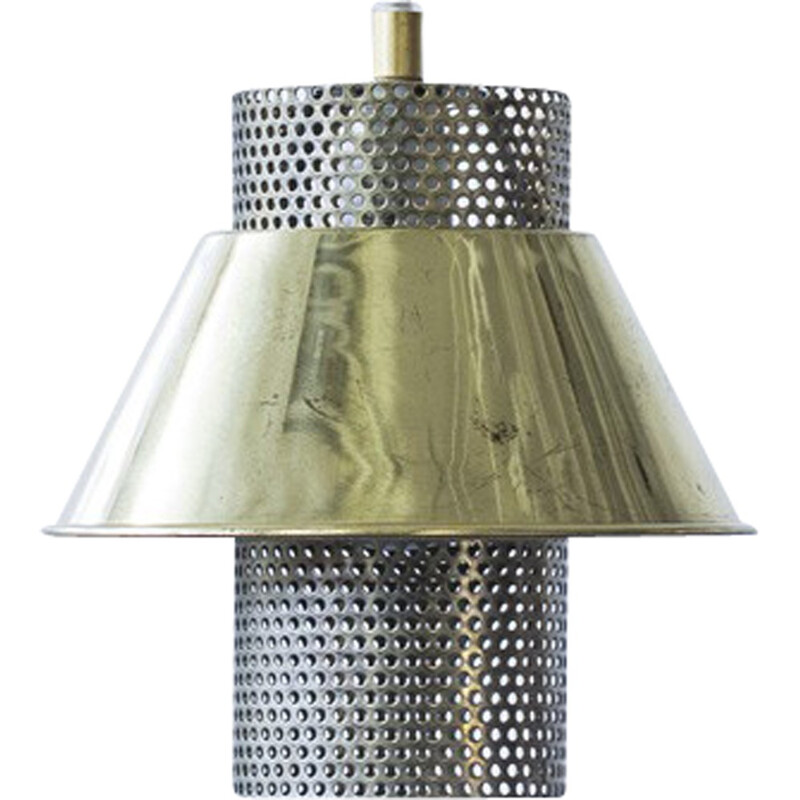 T766 pendant lamp with perforated cylinder by Hans-Agne Jakobsson - 1970s