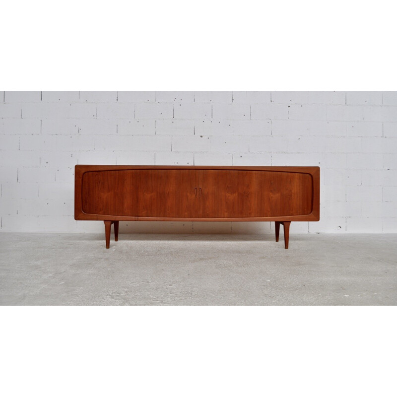 Mid-century teak sideboard by Bernhard Petersen for Skive Mobelfabrik - 1960s 