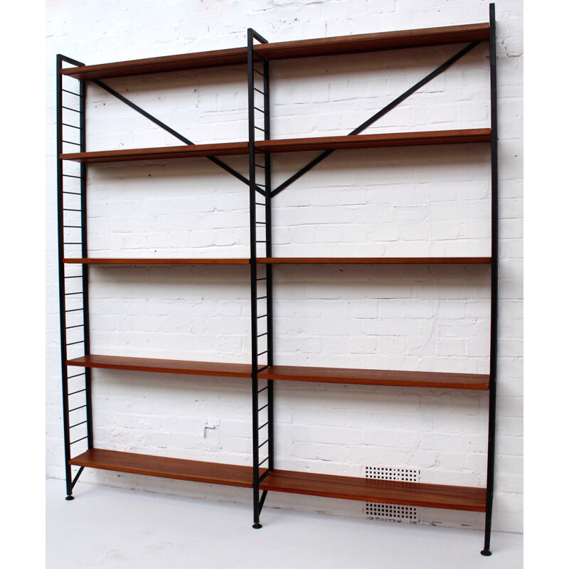 Mid-century "Ladderax" shelving system by Robert Heal for Staples - 1960s